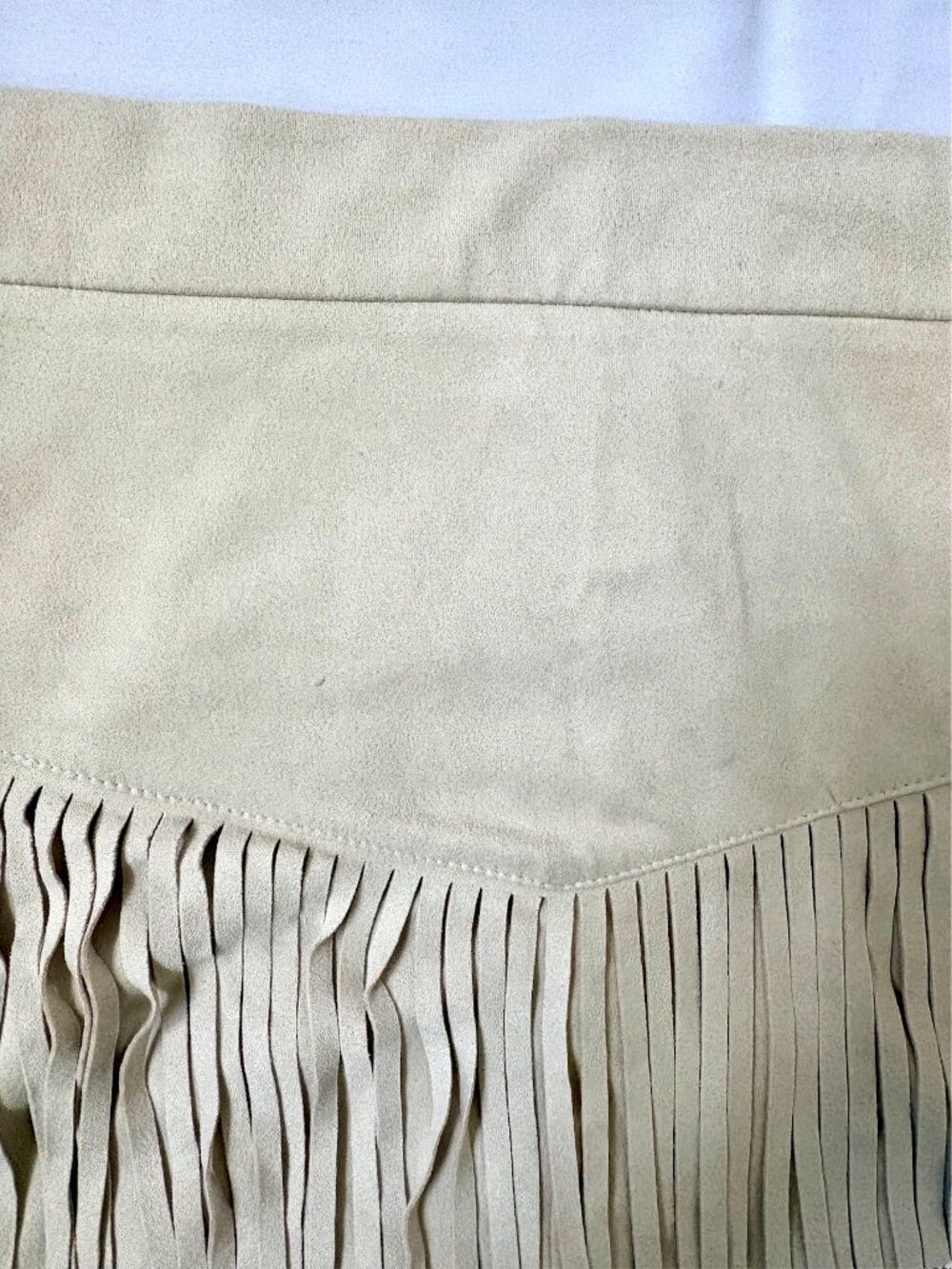 Alya (Francesca's) Gina Fringe Side-Zip Western Cowgirl Mini Skirt | Size M - Picture 11 of 11